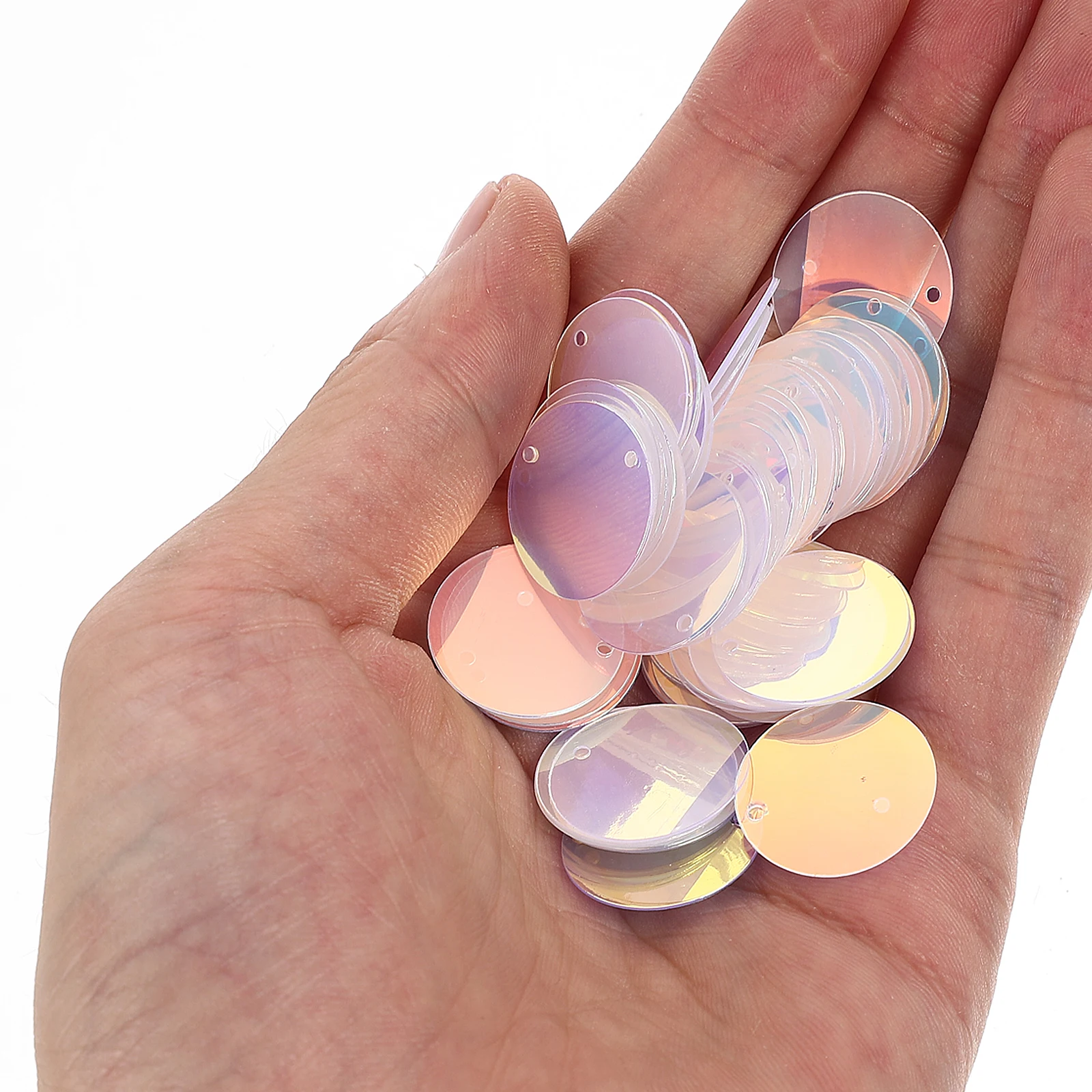 

Pvc Paillette Child Round Embellishment Clothing Patches 10 Bags Large Sequins for Crafts Loose Sequins Diy Sewing Mixed Colors