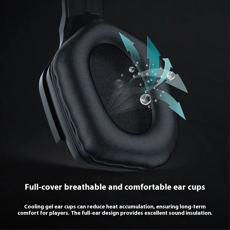 Onikuma B60 سماعة رأس بخاصية البلوتوث للألعاب عمر بطارية طويل للحد من الضوضاء وظيفة الاتصال جودة صوت متفوقة #4