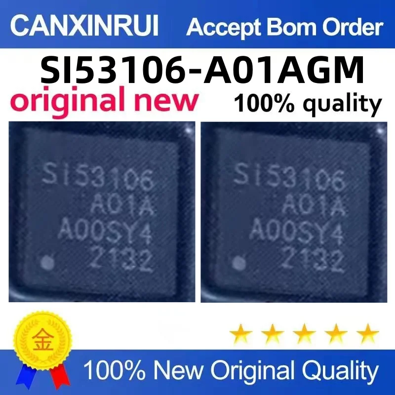 SI53106-A01AGM Silk Screen SI53106-A01A Clock Chip QFN-40 Package Quality Assurance