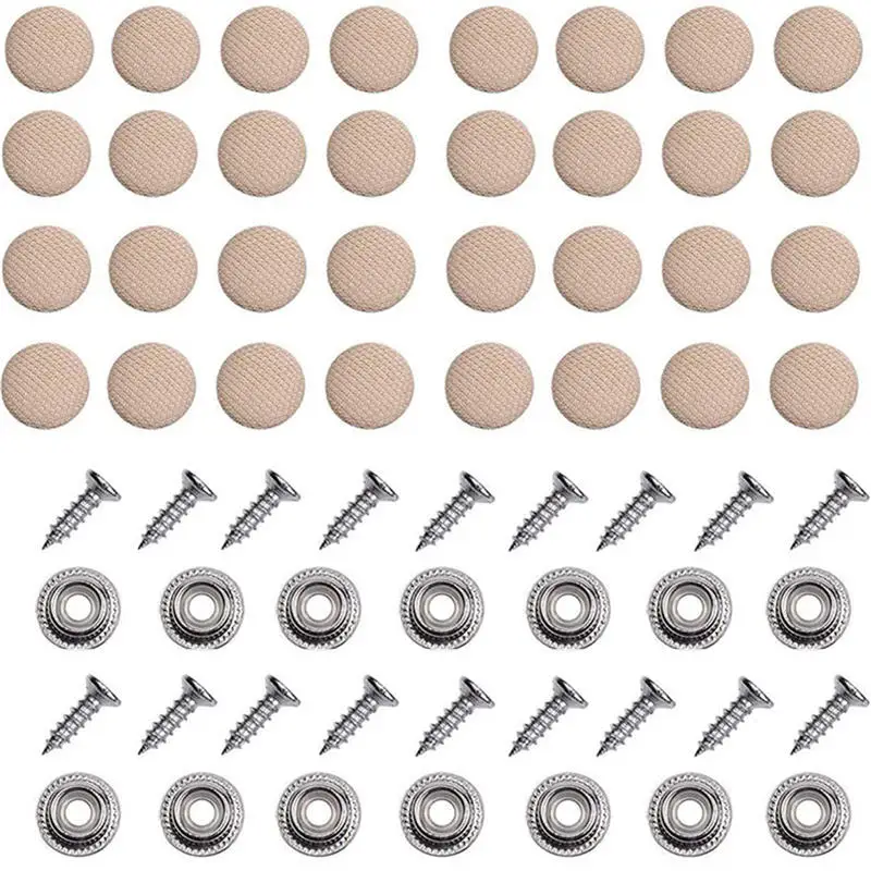 10/30/60pcs Car Roof Buckle Roof Cloth Detachment Repair Special Fixing Buckle Interior Roof Fabric Sagging Fixing Buckle Kit