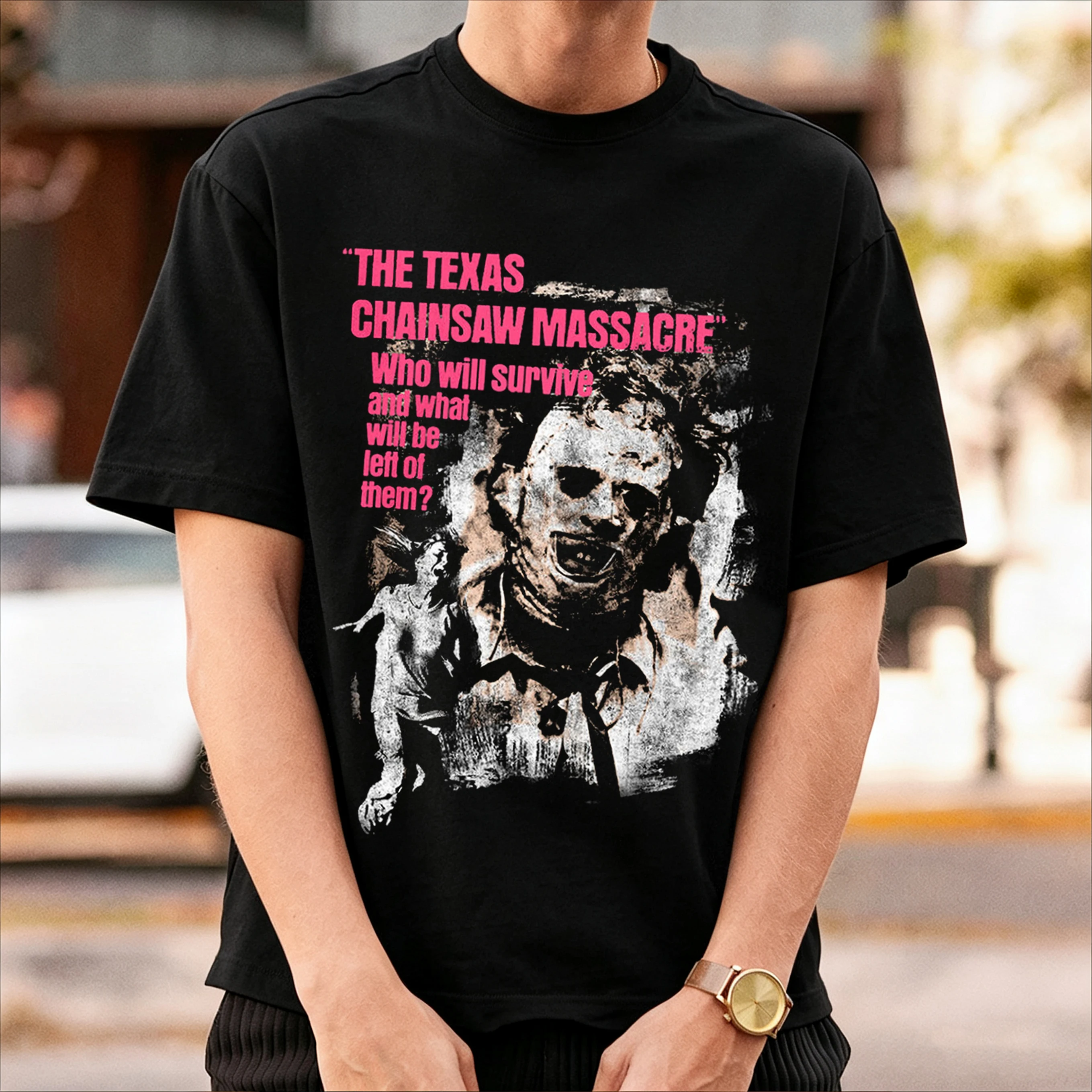 Vintage The Texas Chainsaw Massacre 70s Scary Horror Halloween Fun Movie Tee Men Women Halloween Horror Shirt Horror Movie Tops