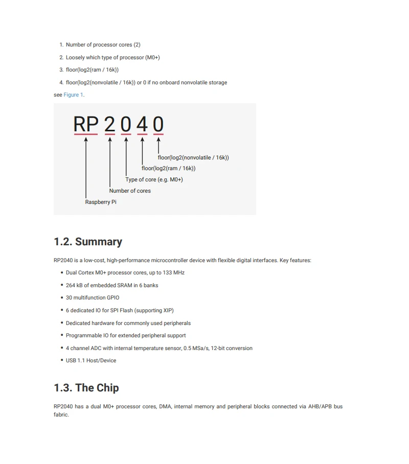 1/5/10PCS RP2040 LQFN-56 Raspberry Pi RP2040 ramię Cortex-M0 133MHz mikrokontroler