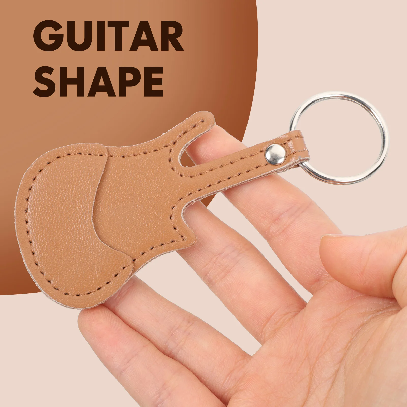 

Pick Storage Bag Guitar Keychain Picks Case Ukulele Holder Container Pouch Plectrums