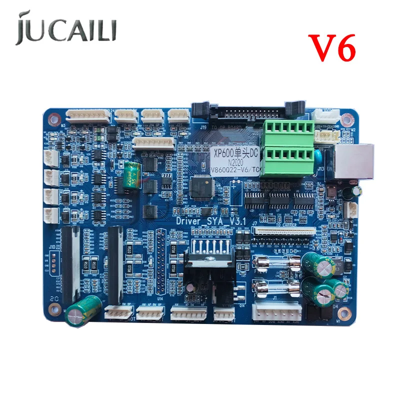 Imagem -02 - Jucaili Nova Versão Kit de Placa de Impressora Senyang para Epson Xp600 Placa de Transporte de Cabeça Única Placa Principal para Impressora Eco Solvente