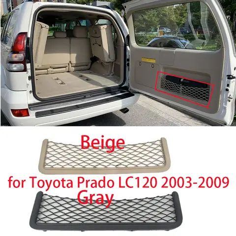 Toyota Land Cruiser Prado LC120 2003-2009 트렁크 카고 네트 카 메쉬 스토리지 주최자