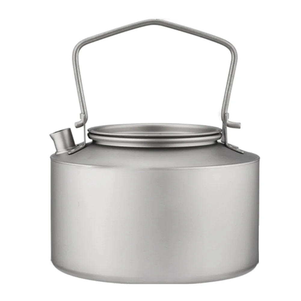 

For Backpacking Outdoor Coffee Pot Camping Teapot Camping Essentials Multifunctional Kettle Compact Storage Efficient Fuel Use
