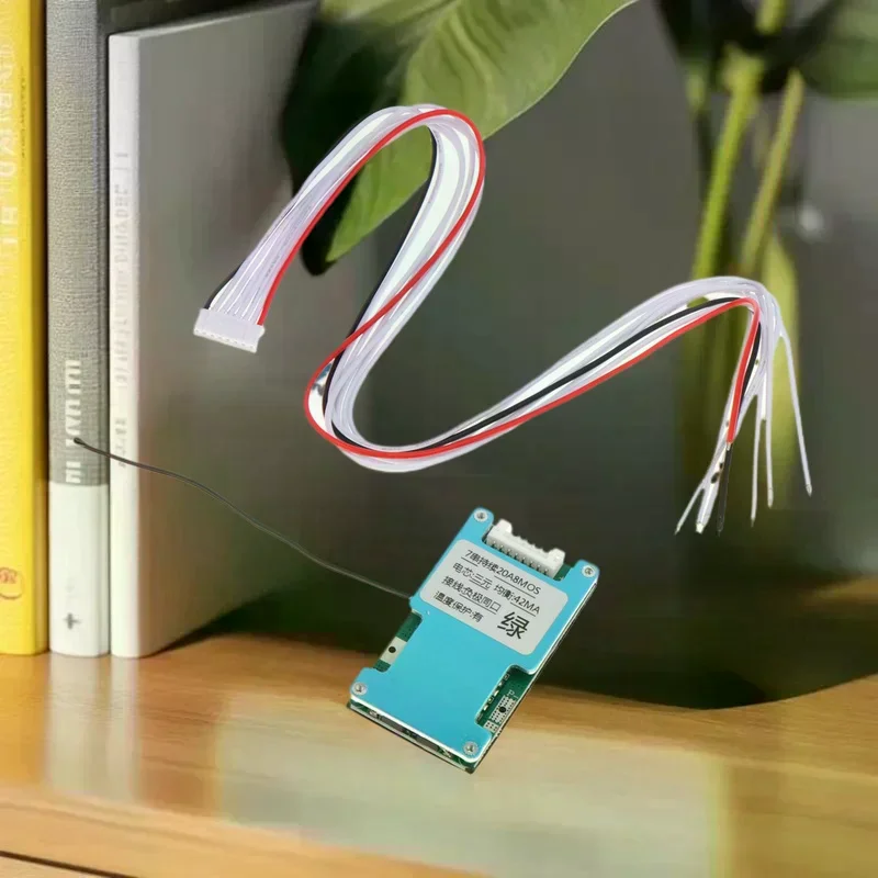24V 7S BMS for Li-ion 18650 Battery, 15A 20A 25A Charge Protection Board with Temperature Balance for Ebike/Escooter