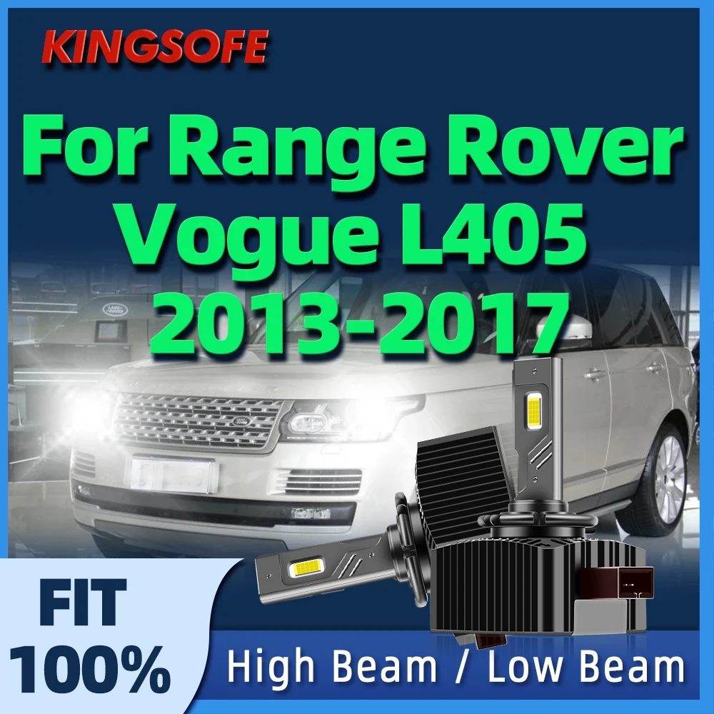 Reflektor LED KINGSOFE D3S 30000lm HID 130W 6000K CSP chipy światła samochodowe dla strzelca Vogue L405 2013 2014 2015 2016 2017