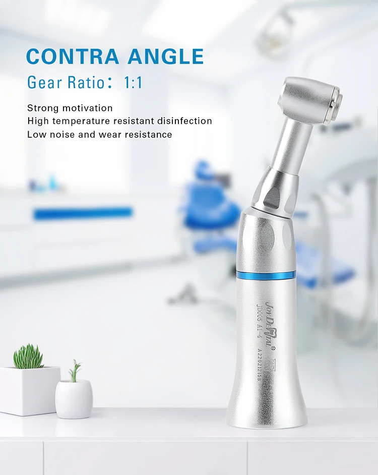 AZDENT Dental Niedrigdrehzahl-Handstück Gerades Handstück Winkelstück Passend für E-Typ Luftmotoren Zahnmedizinisches Instrument – Detail 10
