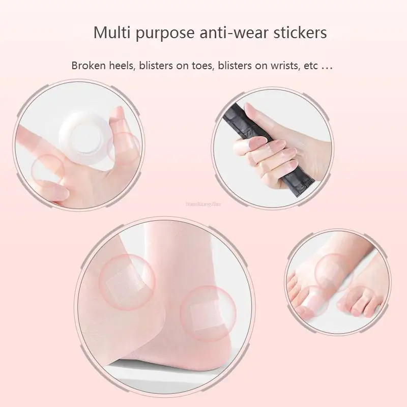 1 Roll Invisible Transparent Anti-wear Tape Protect the Women Foot Care Tool for Hight Heel Waterproof Heel Sticker Pads Cushion