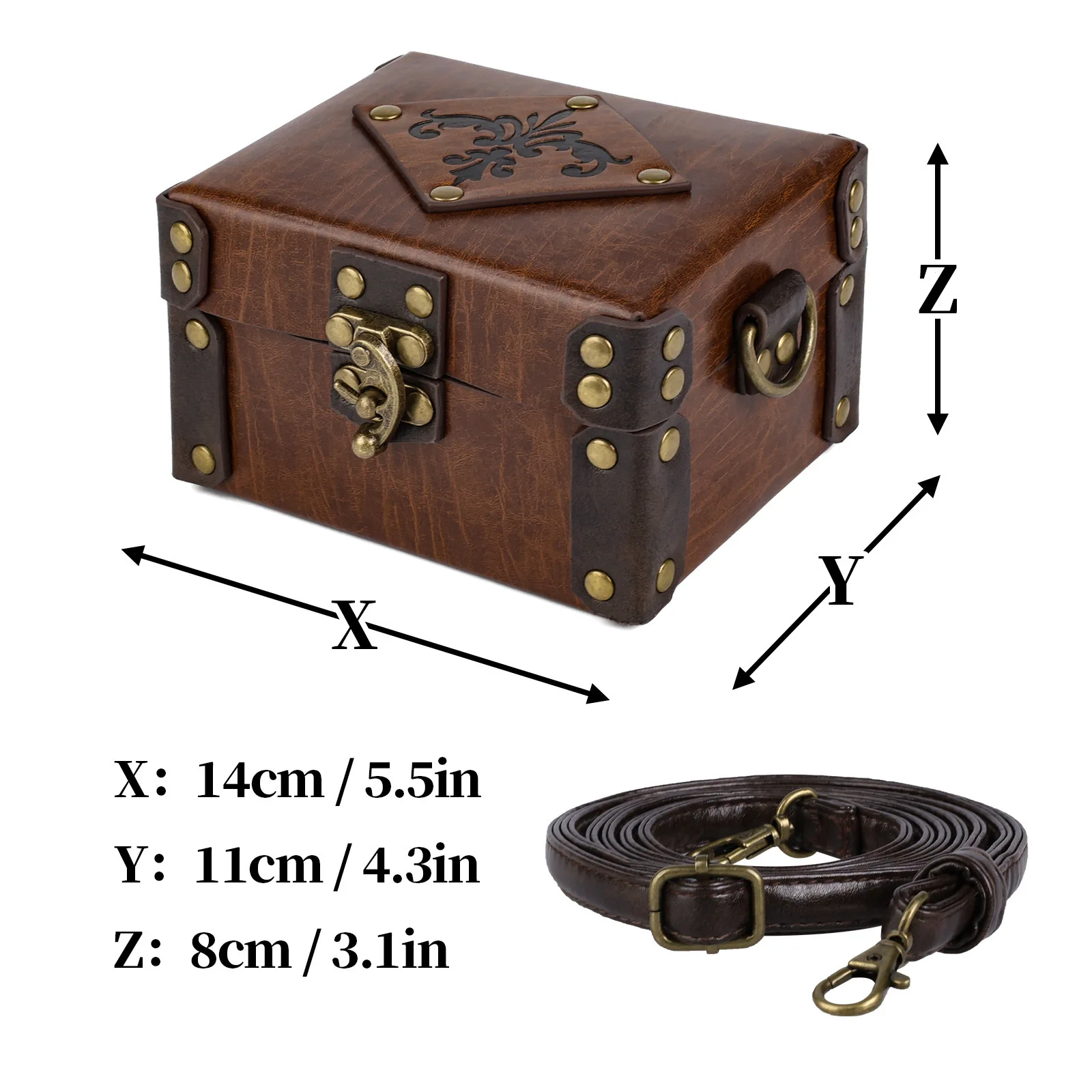 14x11x8cm Medieval Alchemy Flask Box with 12 small glass bottles Nordic Viking Style Halloween Retro Cosplay Prop view 6