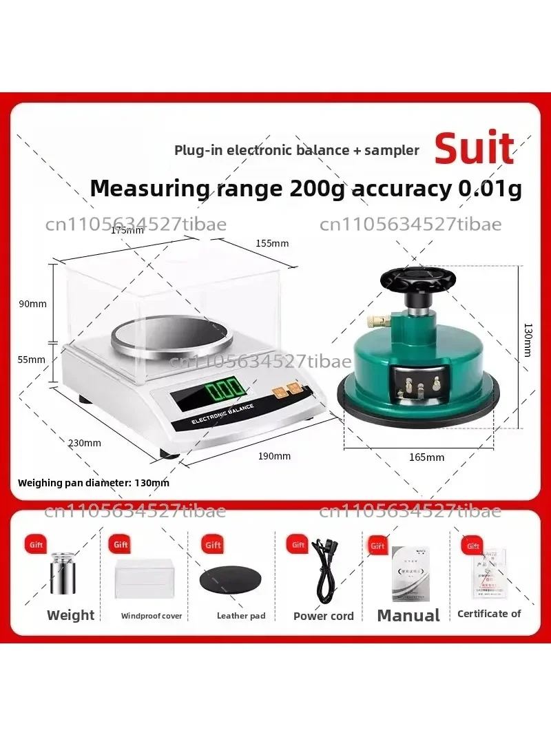Digital Precision Balance Scale 0.01g Gram Weight Sampler with Circle Cutter for Fabric Paper Weighing Tool view 6