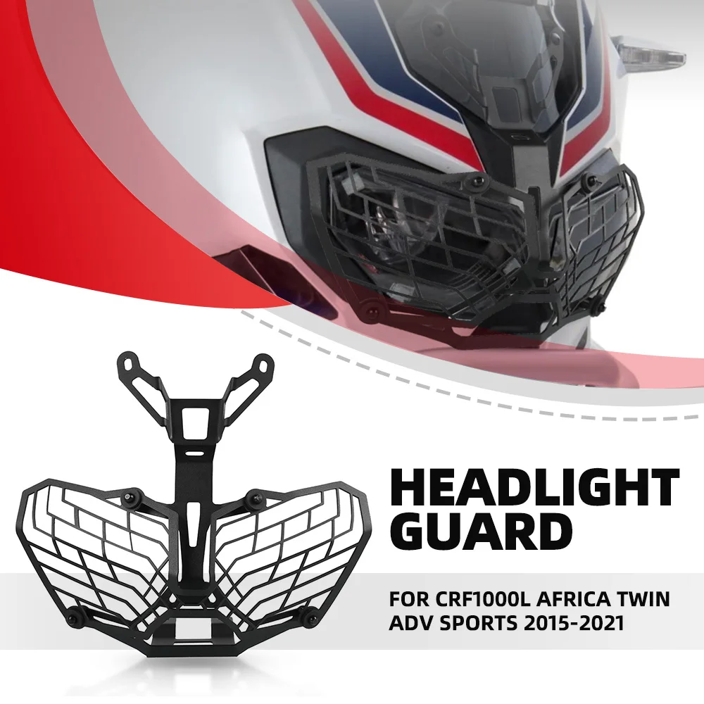

Headlight Protector Cover Grill For Honda CRF1000L Africa Twin ADV Sports 2015 2016 2017 2018 2019-2021 Motorcycle Accessories