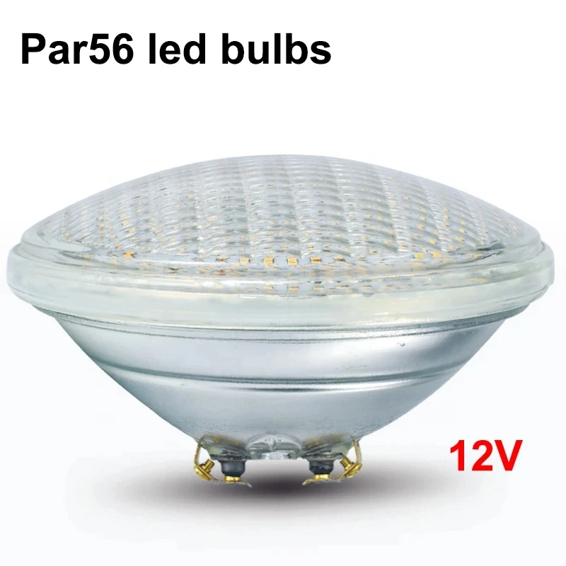 Faros de piscina de 18W, 36W, 54W, par 56 led, blanco cálido y frío, 12V