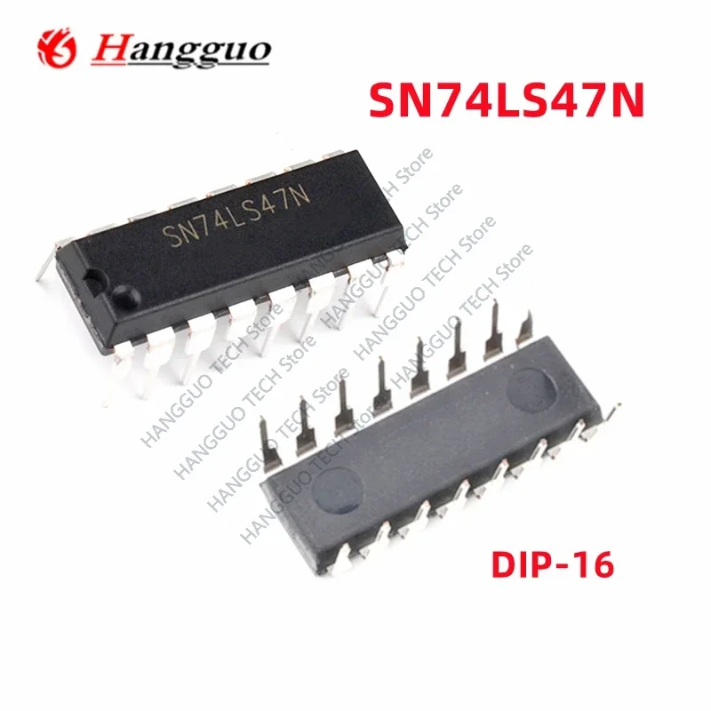 

50Pcs/Lot New and Original SN74LS47N SN74LS47 74LS47 DIP16 IC DECOD/DRVR Chip Best Quality