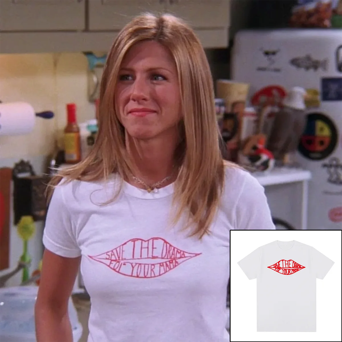 Rachel Save The Drama for Your Mama T-shirt vintage Friends TV Show Kawaii Clothes Cotton Men T shirt New TEE TSHIRT Womens tops