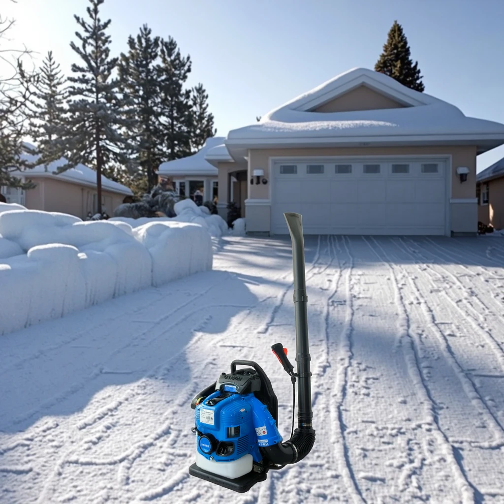 850B Industrial Grade 80CC 4-Stroke Cordless Leaf & Snow Blower 160mph Max Air Speed 1000CFM+ Air Flow
