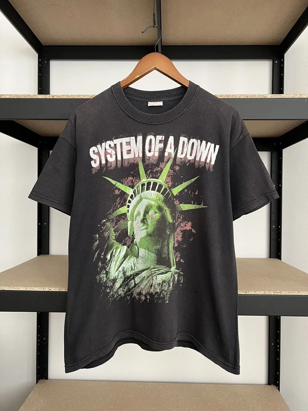 2005 System of a Down Mezmerize Tour Faded Black T Shirt S 5XL KH4841