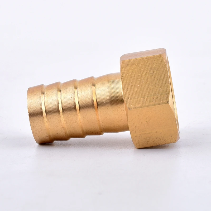 2pcs Brass Female Thread Pagoda Connector G1/2 To 6~25mm Aquarium Pump Barb Pipe Garden Hose Irrigation Joint Metal Adapter