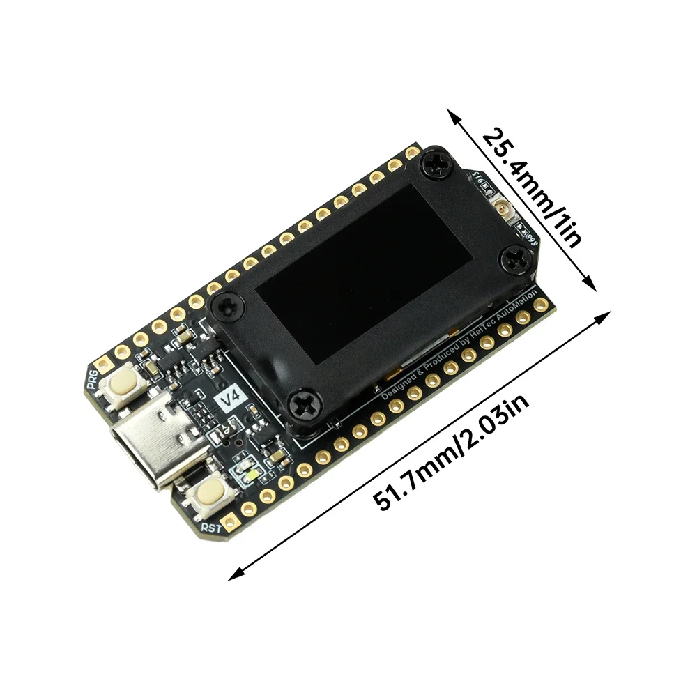 WiFi LoRa 32 V4 Development Board with OLED Screen ESP32-S3R2 Low Power IoT Board Type C Interface for Smart Agriculture