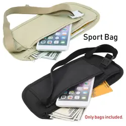 Nylon Waist Bags Travel Pouch Hidden Wallet Passport Money Waist Belt Bag Slim Secret Security Useful Travel Bags Chest Packs