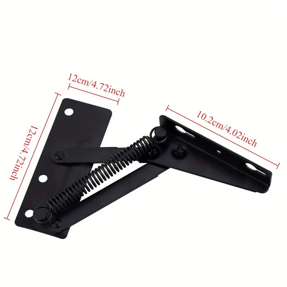 Functional Split Triangle Spring Hinges Flip‑Top Opening Hardware Replacement Hinges for Sofa Storage Cabinet Bed Box