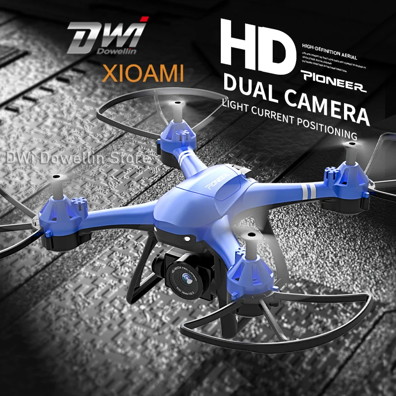 

Радиоуправляемый дрон Dwi Dowellin X7, устойчивый к падению и столкновениям, оптический поток, двойная камера, игрушка с дистанционным управлением по фиксированной высоте, подарок на праздник