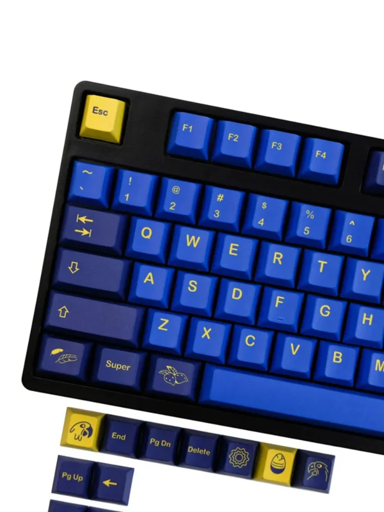 

142 Keys GMK Dream Bird Keycaps Set Cherry Profile Dye Subb PBT Keycap For MX KeyboardGH60/GK61/GK64/66/75/87/96/104/108/980