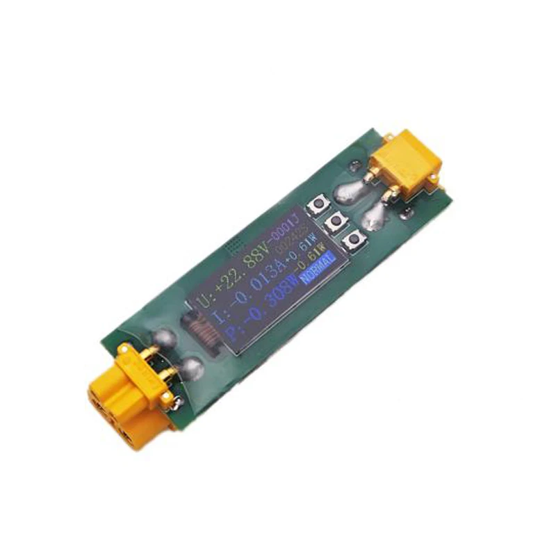 

1 шт. XT60 XT30 двунаправленный измеритель мощности 2-12S LiPo батарея 5-60 В 15 А напряжение ток светодиодный экран дисплей интеллектуальная запись