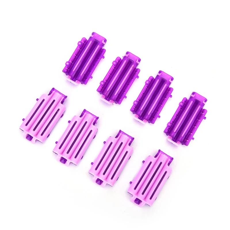 652C 40pcs Hair Rollers Root Clamps Perm Rod DIY Bars Corn Clips Curler