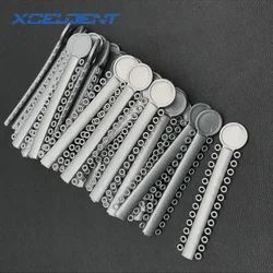 40pcs/pack Dental Orthodontic Ligature Elastomeric Ligature Ties Elastic Rubber Bands Health Teeth Tools Silver