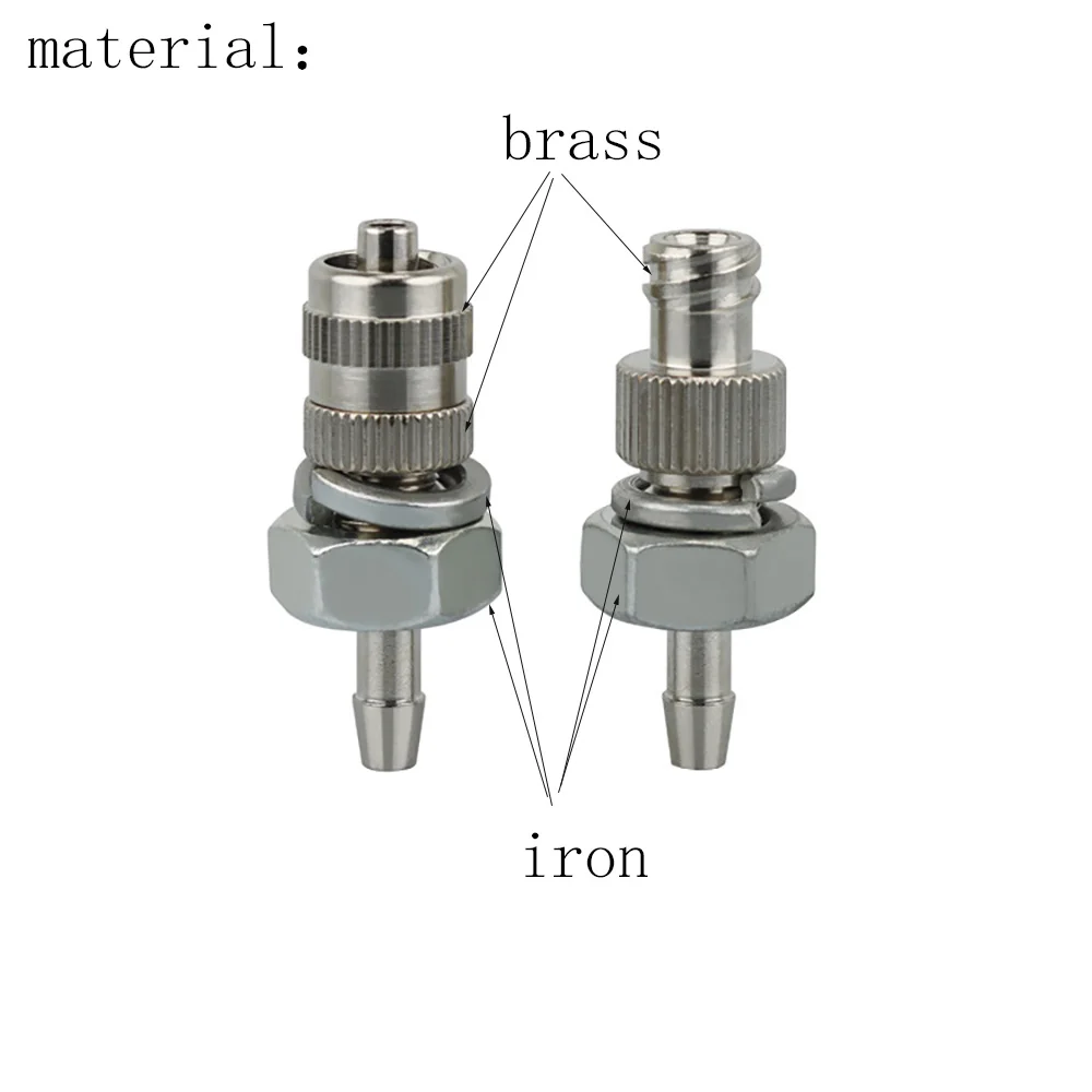Tracheal Connector Luer Lock Adapter Fitting Dispenser Metal Threading Plate Fixed Adapter Needle Conversion Gas Pipe Fixed