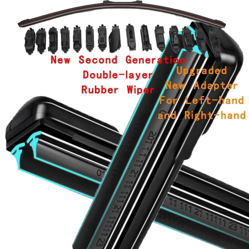For BUICK RAINIER 2004-2007 Car Windshield Wiper Blade Front Windscreen Brushes Washer Accessories Cleaning Replacement Parts