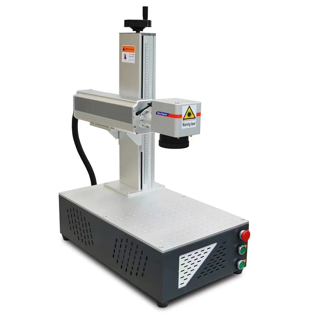 Portable Fiber Optic  Plotter 20W-Air Cooling No Consumables for Plastic Marking with DXF/PLT/AI/DWG/DST Support