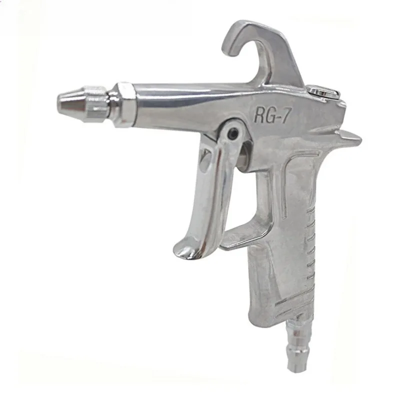 Aluminum Alloy Pneumatic Dust Blowing Gun RG‑7 DS‑3T Long‑Nozzle Air Blower for Mold Mechanical Cleaning Tool