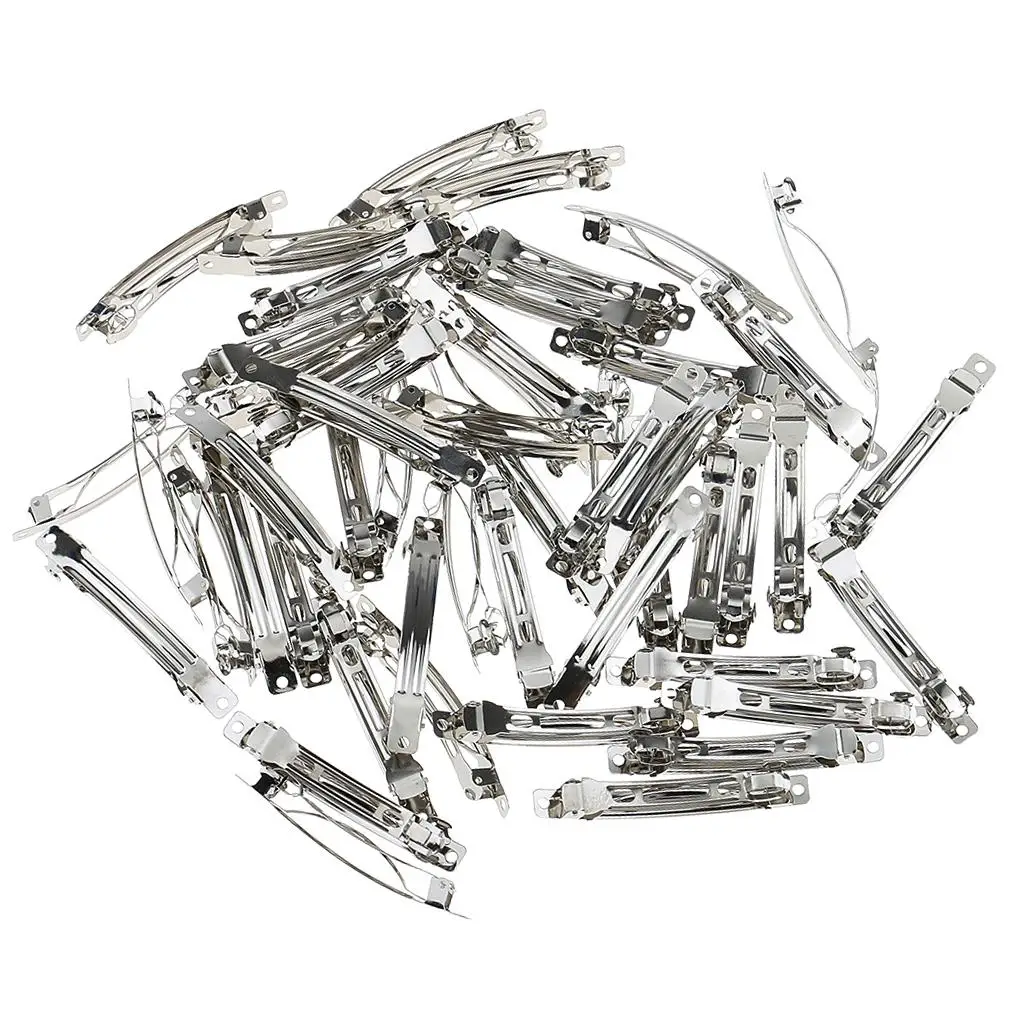 DIY Craft Hair Barrette Metal Hair Pin Set for Kids Girls Women School Hair Accessories