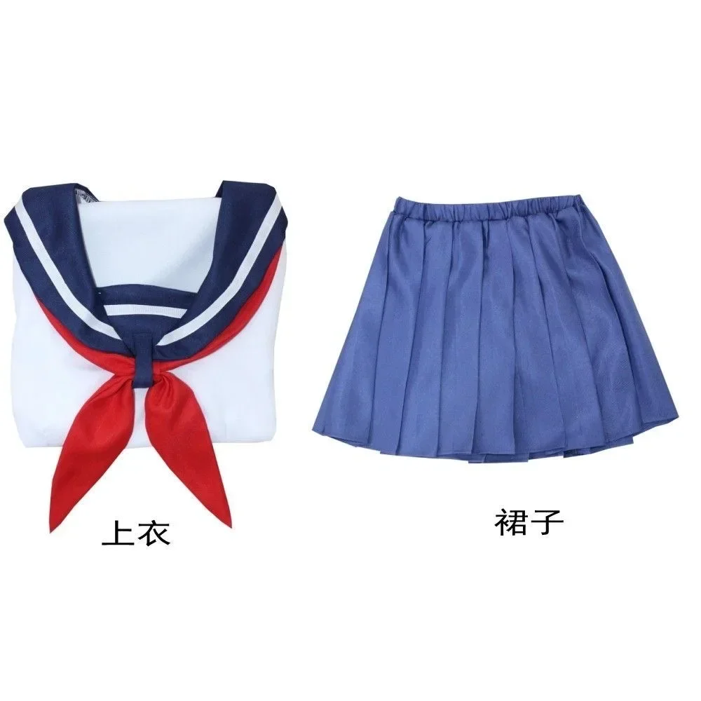 2026 Ayano Aishi Cosplay, Costume JK Ayano Aishi, Perruque Synthétique, Costumes de Jeu de Rôle Anime