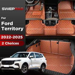 For Ford Territory 2022 2023 2024 2025 Car floor mats Foot Pads 3D Car Trunk Mat Cargo Liner Carpet Accessories