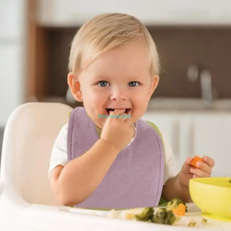 K92D упаковка из 4 шт., детское полотенце для отрыжки слюны, дышащий нагрудник для прорезывания зубов новорожденных