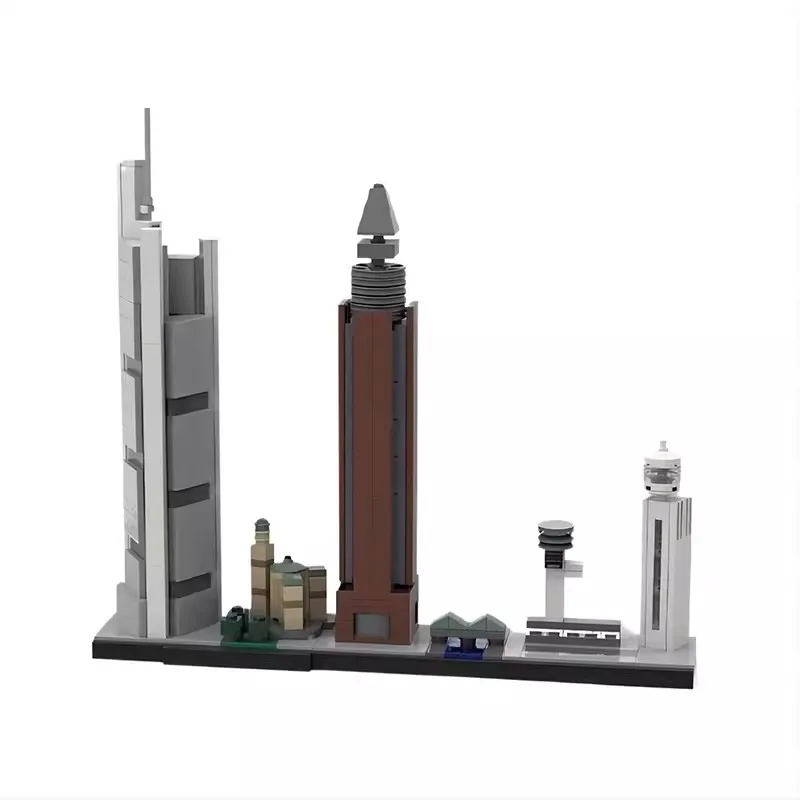 Bricklink Moc City Skyline House House Architecture Street View Frankfurt Bremen Cleveland New York Venice Berlijn Bouwstenen Speelgoed