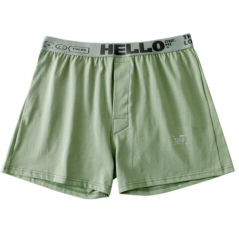 3-pack men's underwear men's boxers youth sports shorts breathable pure cotton loose boxer briefs personality men's  briefs