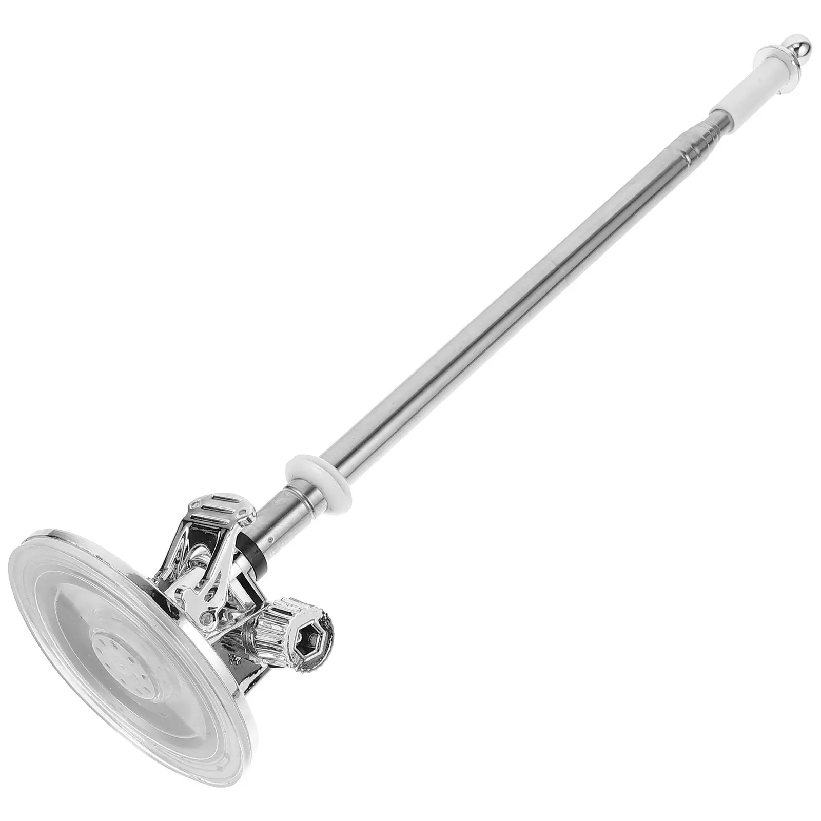 Suction Cup Flagpole Holder Car Flagpole Stand Telescopic Adjustable Metal Flag Pole Bracket for Off Road Vehicle
