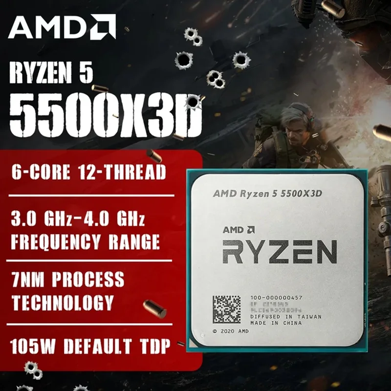 Amd Ryzen 5 5500X3D…
