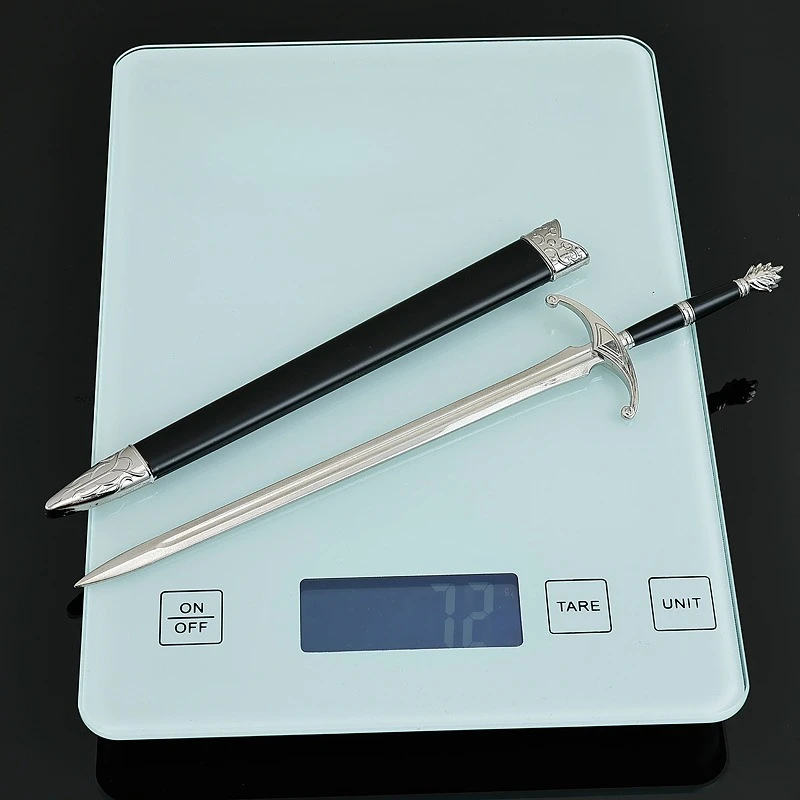 22cm nuevo loto Caballero espada figura de juego periférico artesanía de Metal modelo escena accesorios adornos de escritorio regalos de cumpleaños Juguetes