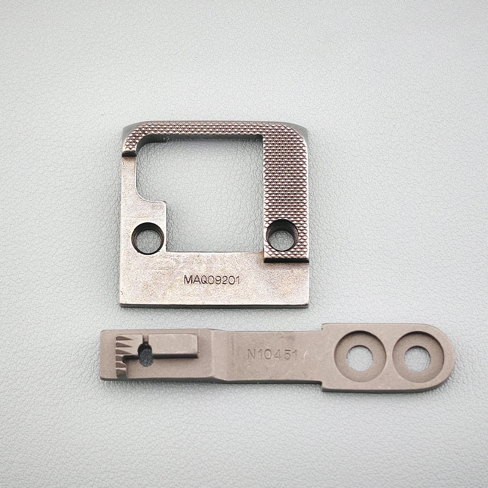 MAN-10451000 Feed dog MAQ-09201000 Needle plate for Juki DSC-244V DSC-244V-4 244V-6 DSC-245V-4 Cylinder-bed Sewing Machine Parts