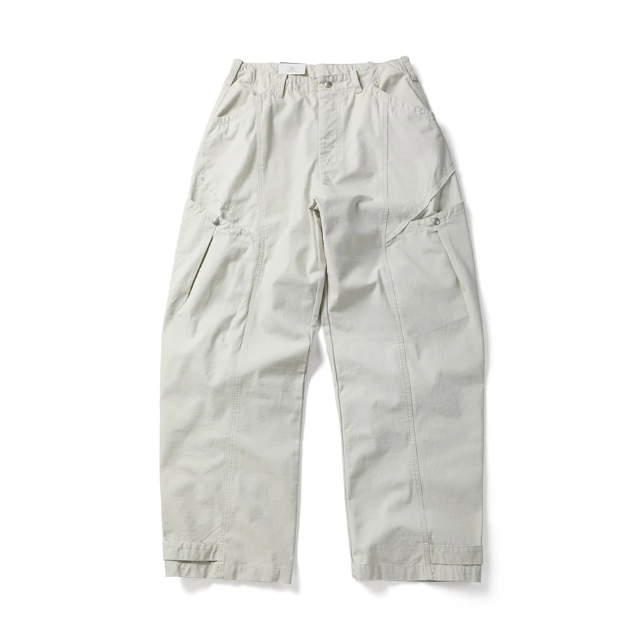 Mens Pockets Cargo Pants Cotton Casual Trousers Men Streetwear Wide Leg Function Paratrooper Pant Cityboy Baggy Logging Pants