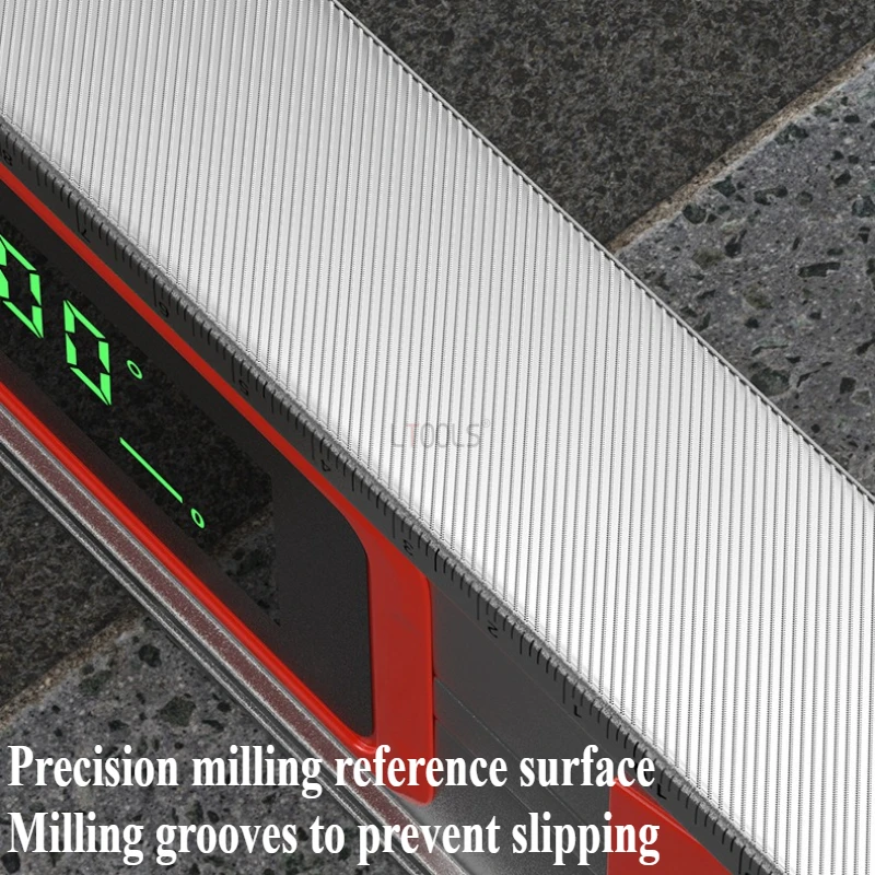 Woodworking Tool Multifunctional High-precision Electronic Digital Display Strong Magnetic Level Ruler Suitable for Decoration