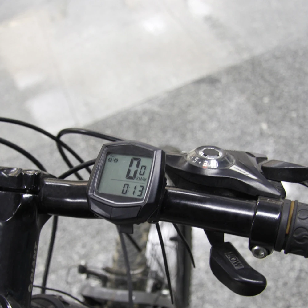 Bike Computer Multifunctional Speedometer LCD Digital Display Bike Table Waterproof Odometer Cycling Stopwatch Bicycle Computer