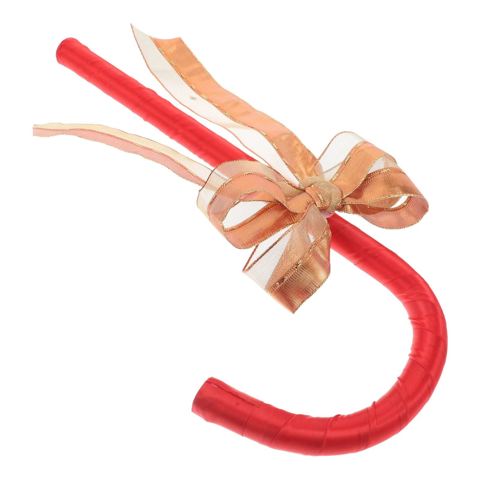 

Festival Carnival Cosplay Prop Elegant Bow Walking Stick Accessory For Stage Performance Halloween Party Prop