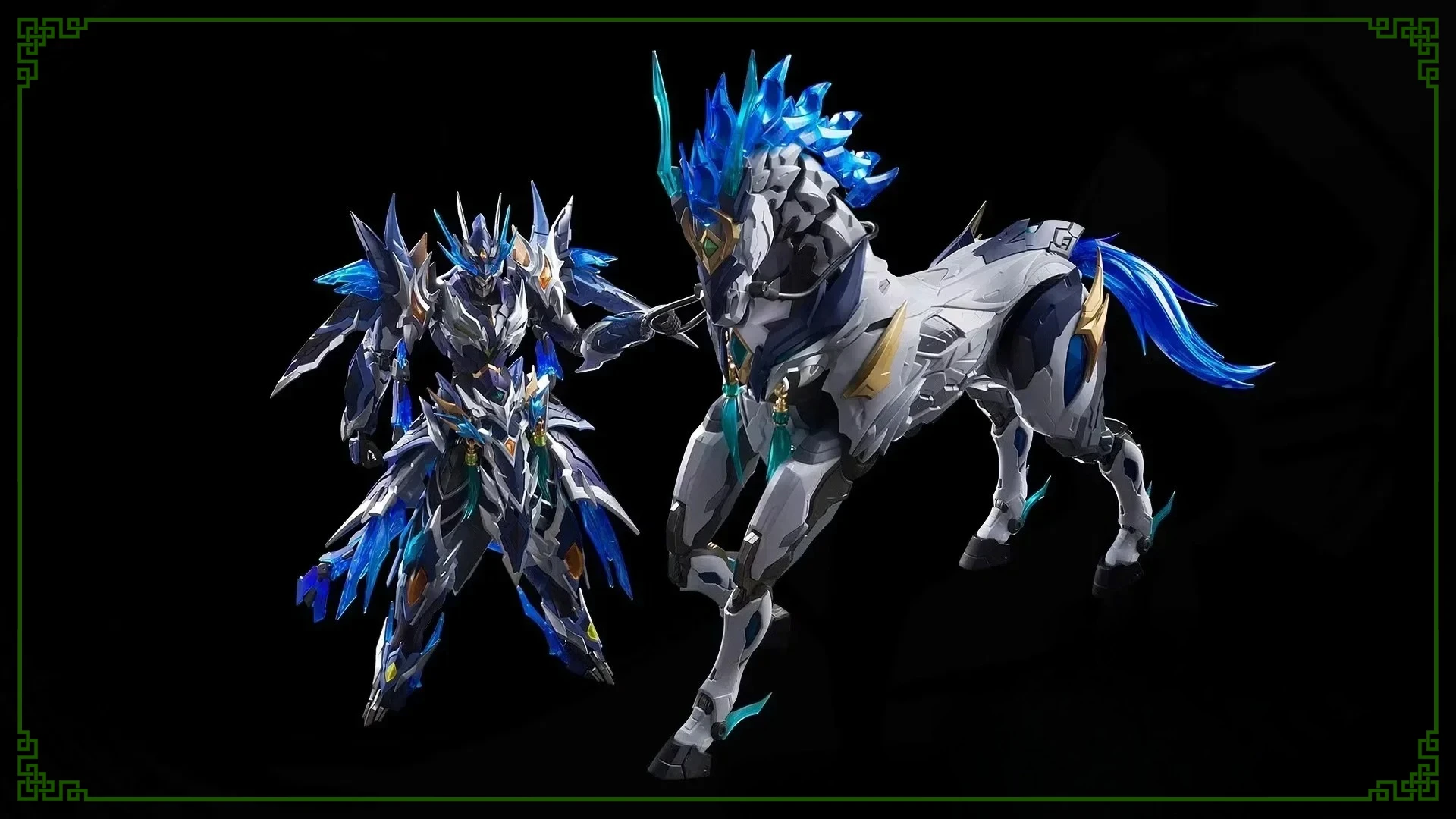 

Мотор Nuclear Mnp-Xh05 Zhaoyun Фигурка Zhao Yun Сплав Скелет в сборе Меха Коллекционная модель Украшение